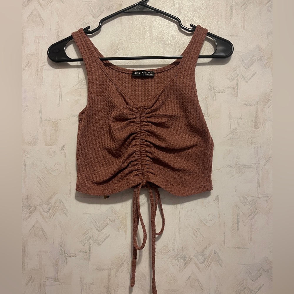 Women’s SHEIN purple/ mauve crop tank top - Small